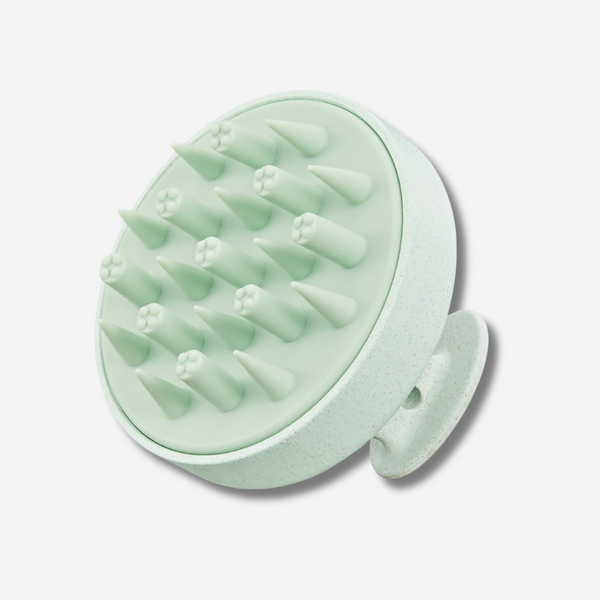 Hair Scalp Massage Shampoo Brush Green