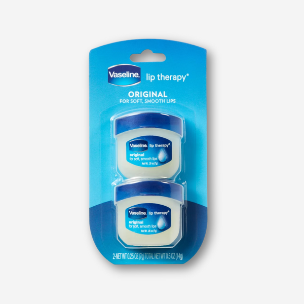 Vaseline Lip Therapy Fragrance Free Original Twin Pack