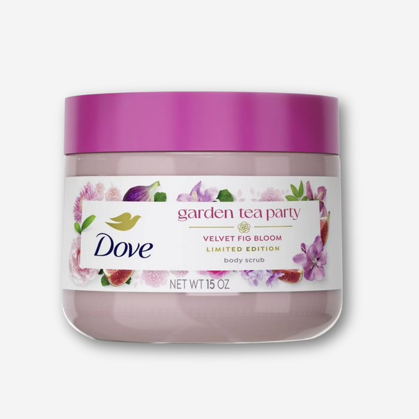 Body Scrub Gardens Tea Party Velvet Fig Bloom