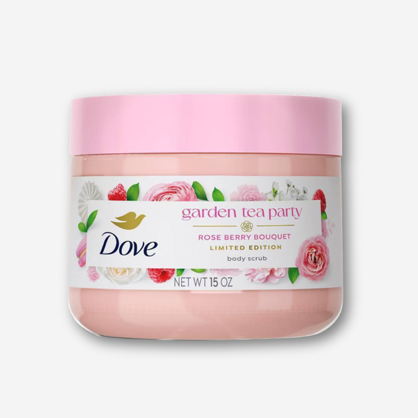 Body Scrub Gardens Tea Party Rose Berry Bouquet