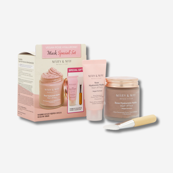 Vegan Rose Hyaluronic Mask Special Set