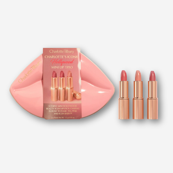 Mini Iconic Hollywood Lipstick Trio Gift Set