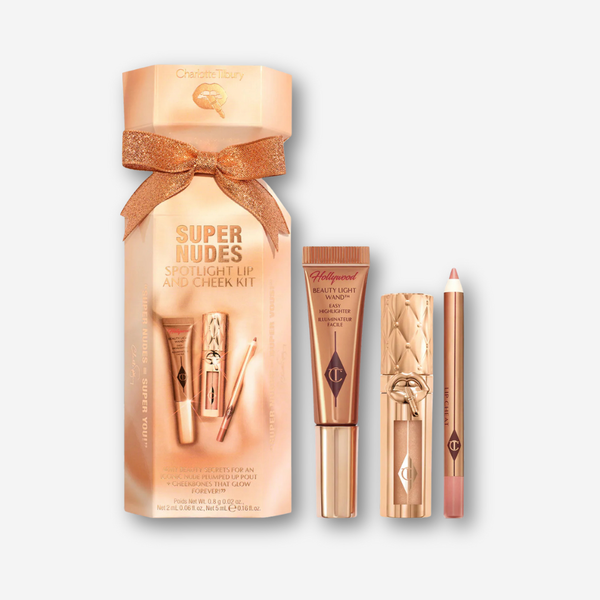 Lip and Cheek Trio Makeup Gift Set Super Nudes