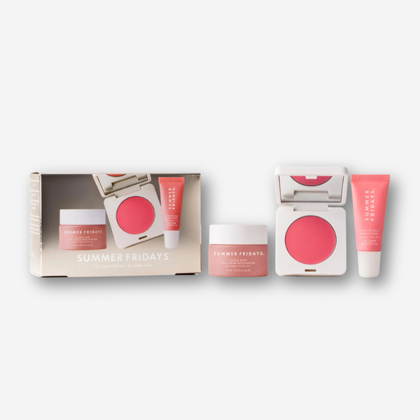 The Dewy Pink Set with mini Lip Butter Balm in Pink Sugar