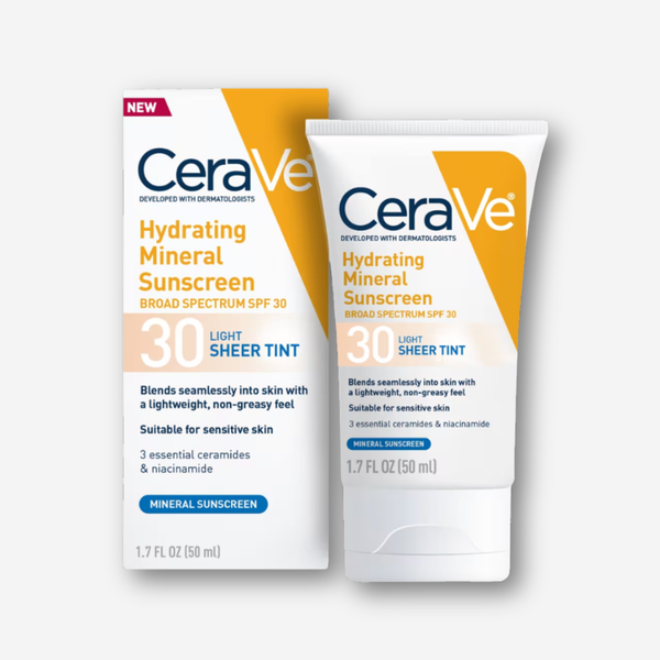 Hydrating Mineral Sunscreen Face Lotion with Sheer Tint SPF 30