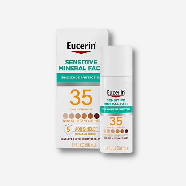 Tinted Sensitive Mineral SPF 35 Face Sunscreen