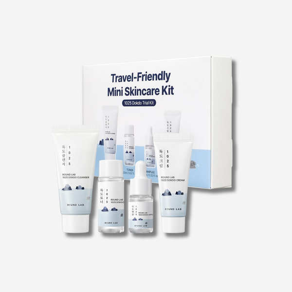Round Lab 1025 Dokdo Trial Travel-Friendly Mini Skincare Kit