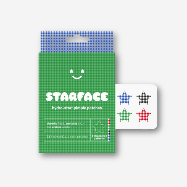Hydro Star Pimple Patches 4 Checkered Patterns