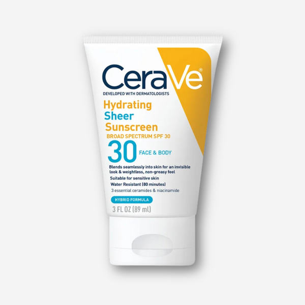 Hydrating Sheer Sunscreen Broad Spectrum SPF 30 for Face & Body