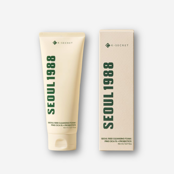 Seoul 1988 Cleansing Foam: Pine Cica 1% + Probiotics