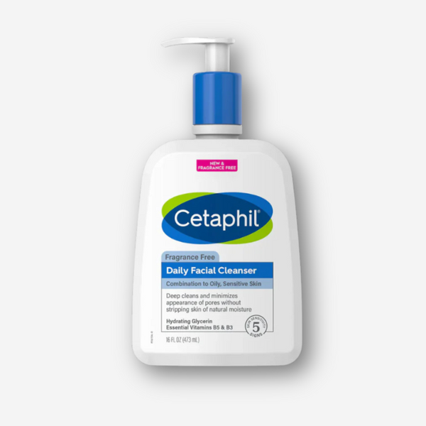 Daily Facial Cleanser Face Wash for Sensitive, Combination to Oily Skin