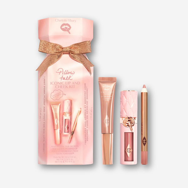 Lip and Cheek Trio Makeup Gift Set Pillow Talk