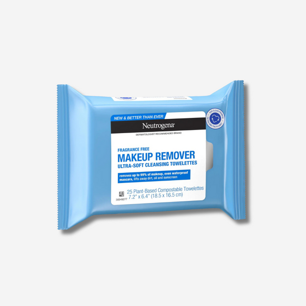 Fragrance-Free Compostable Makeup Remover Cleansing Wipes