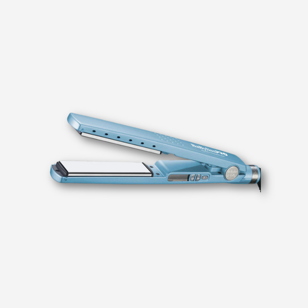 Plancha De Pelo Babyliss Pro Nano Titanium De 450°F, 1 1/4 Pulgadas Celeste