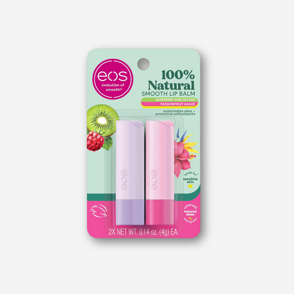 Smooth Lip Balm Raspberry Kiwi Splash & Passion Fruit Agave
