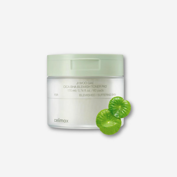 Ji Woo Gae Cica BHA Blemish Toner Pad