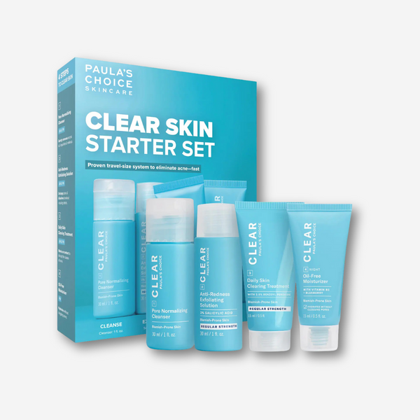 Mini CLEAR Skin Starter Set with Salicylic Acid and Benzoyl Peroxide